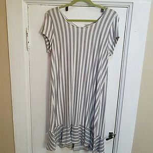 Anthropologie Puella striped swing dress